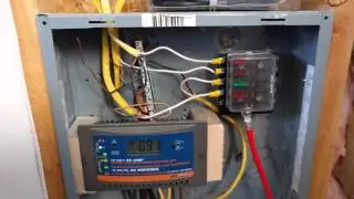 Off-Grid Tiny House - Solar Battery Bank and Electrical