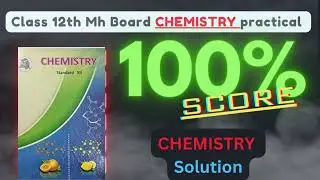 ⬇️🔗//12th Maharashtra board chemistry practical solution || HSC chemistry practical answers 2024 ||