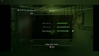 Resident Evil Revelations - sound menu sound effect