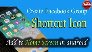 How to Add a Facebook Icon/Shortcut to Your Desktop | Add to home screen in mobile