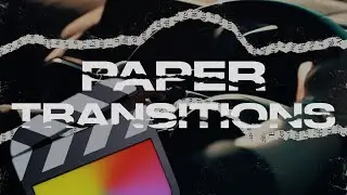 45 + bonus 5 Paper Transitions for Final Cut Pro