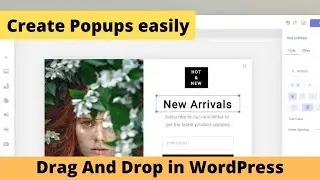How To Add Popups in WordPress Website For Free | Drag And Drop Builder | Best To Create Popup