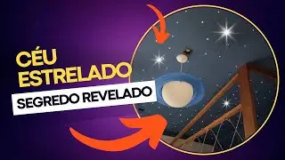 CÉU ESTRELADO - O QUARTO VIROU UM ESPAÇO SIDERAL COM ESSA TÉCNICA