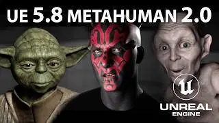 UE 5.8 - Any Mesh To MetaHuman - Tutorial
