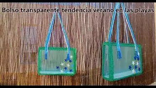 💥Bolso transparente tendencia 💥 en playas/piscinas- Tutoútil