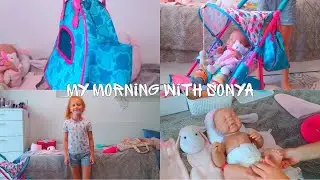 Morning with reborn Моё утро с Соней.