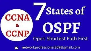 7 States of OSPF in English :: Detailed Explanation :: CCNA Routing & Switching