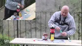 Coke + Nutella + Mentos + Durex ITALIA world record