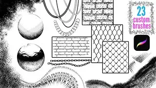 Procreate Brushes ( Comic Pro Ink Set )