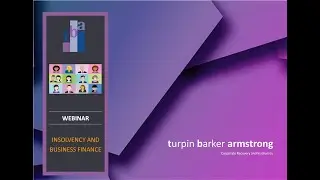 Insolvency and Business Finance Webinar - Follow-up