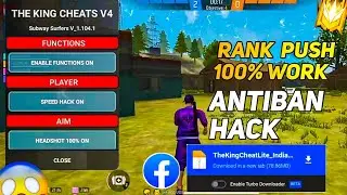 Free Fire King Cheat New Hack 💀 100% Worked Hack 😎 Antiban Hack For Mobile 👀 Rank Pushing Hack 👿