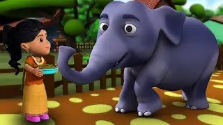 Hathi Raja Kahan Chale | Hindi Nursery Rhymes | Baby Rhymes | Kids Song | हाथी राजा कहाँ चले