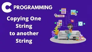 C program to copy one string to another string