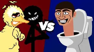 MUGEN Battle - Marshall/Super Big Bird vs Skibidi Toilet