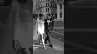 Modern and Romantic Elopement Inspiration in NYC Shorts