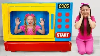 Sasha in funny adventure stories with toys