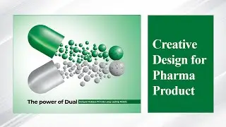 Creative Design for Pharma Product | Literature Cover Page | Photoshop Tutorial  CC2020