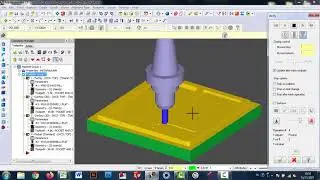 MasterCam X5 || Basic Milling Example || Contour and Pocket Mill