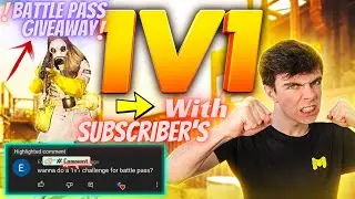 My SUBSCRIBER Challenged Me For 1v1 For Free Battle pass. #BattlepassGiveaway #callofduty  #giveaway
