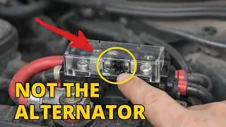 Battery Light On After Jump – Blown Main Fuse, Not Alternator