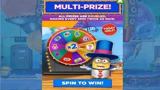 Minion Rush Prize Wheel SPIN TO WIN MULTI PRIZE REWARDS fullscreen gameplay walkthrough iOs android