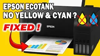 Epson L3210, L3250, ET-2400 Not Printing Yellow & Cyan | Easy Fix