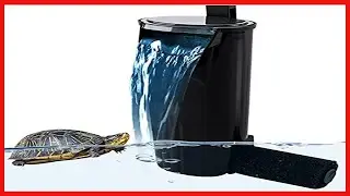 PULACO Aquarium Internal Filter 3 to 20 Gallons, for Turtle Tanks, Reptiles, Amphibians, Frog