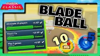 How To Get ALL Tickets/Tokens in Blade Ball | The Classic