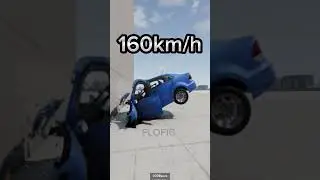 Volkswagen Polo Crash Test - BeamNG.Drive #shorts