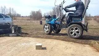 адаптер для мотоблока, первый выезд!!!)