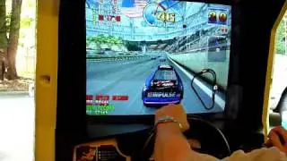 Sega Daytona 2 Battle on the Edge Game Play