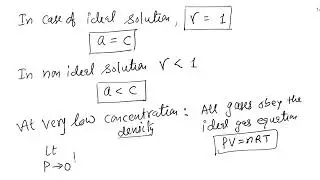 activity & activity coefficient / activity of electrolyte / mean ionic activity / M.Sc.