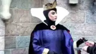 Disneyland Wicked Queen from Snow White & the 7 Dwarfs Meet & Greet Day CLIP 02/15/09