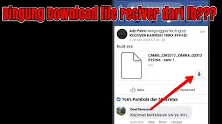 Cara mudah download file reciver dari gruop facebook