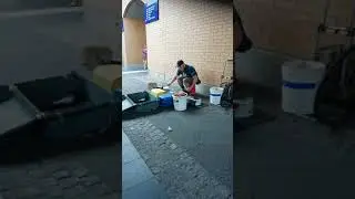 straßenmusik mit töpfen & co...
