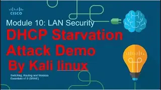 DHCP Starvation Attack  by kali linux
