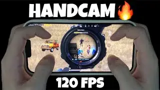 Power of 120 FPS🔥Best HANDCAM 5 Finger + Full Gyroscope | iPhone 13 Pro Max GAMEPLAY ❤️ Daxua PUBG