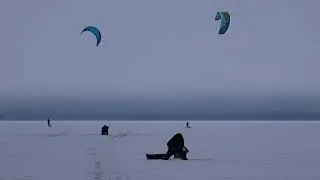 Жижицкое озеро зимой. Загородный отель Волынь