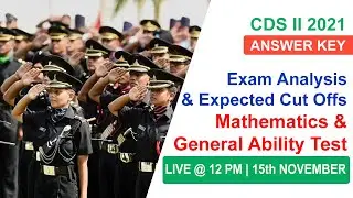 CDS II 2021 Complete Question Paper Analysis with Answer Key | Cavalier India