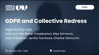 CPDP.ai 2025 - GDPR and Collective Redress