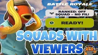 🔴Live Fortnite With Viewers - Squads For The Win! Come Join! #fortnite #fortnitelive