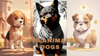 Creating Cute Different Dog Breeds using #midjourney