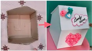 From waste box to👉Cute Organizer 🎁 | Artwork with Sara ❤️