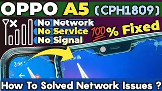OPPO A5 No Network,No Service,No Signal Problem Fixed 