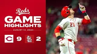 Cardinals vs. Reds Game Highlights (8/14/24) | MLB Highlights