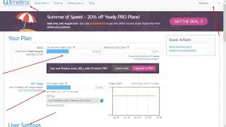 PrestaShop SEO GTmetrix Speed Test API Integration Screenshots