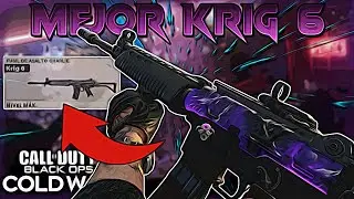 ✅La MEJOR CLASE de la KRIG 6 en COLD WAR! *SIN RETROCESO* | MEJOR CLASE COLD WAR
