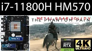 METAL GEAR SOLID V 4K Ultra RTX 3070TI intel i7-11800H 4.6 GHz HM570 MAXSUN chinese motherboard