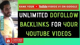 How to Create Backlinks for Youtube Videos | Link Building | Youtube SEO