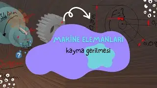 kayma gerilmesi -  kama üzerindeki kesme kuvveti